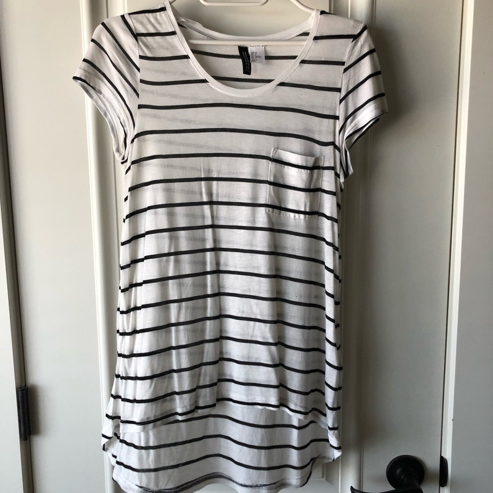 Black and White Stripped Shirt